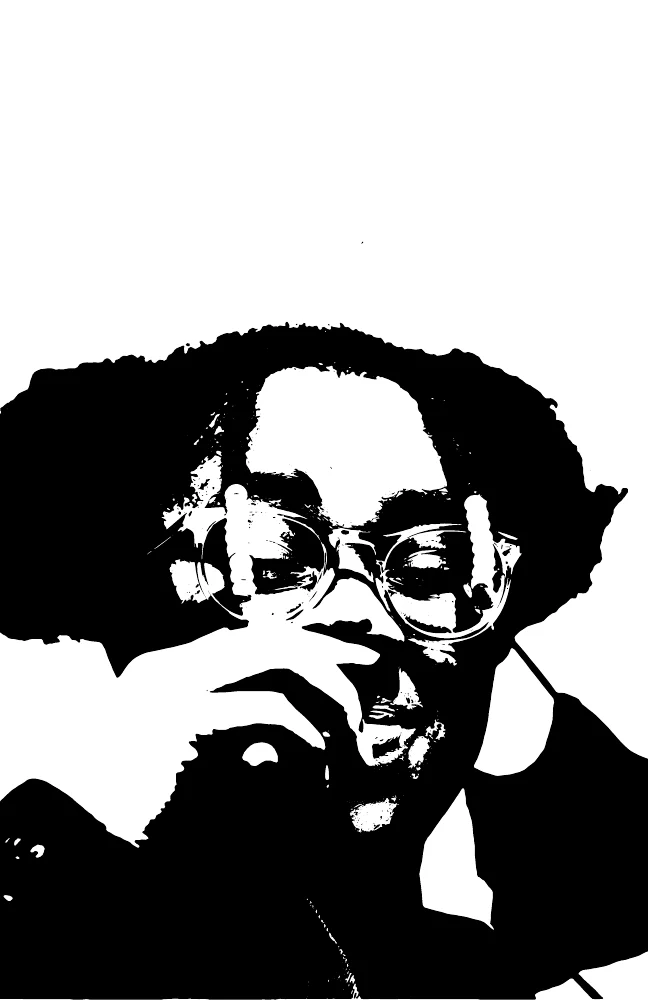 High-contrast portrait from Pastilles